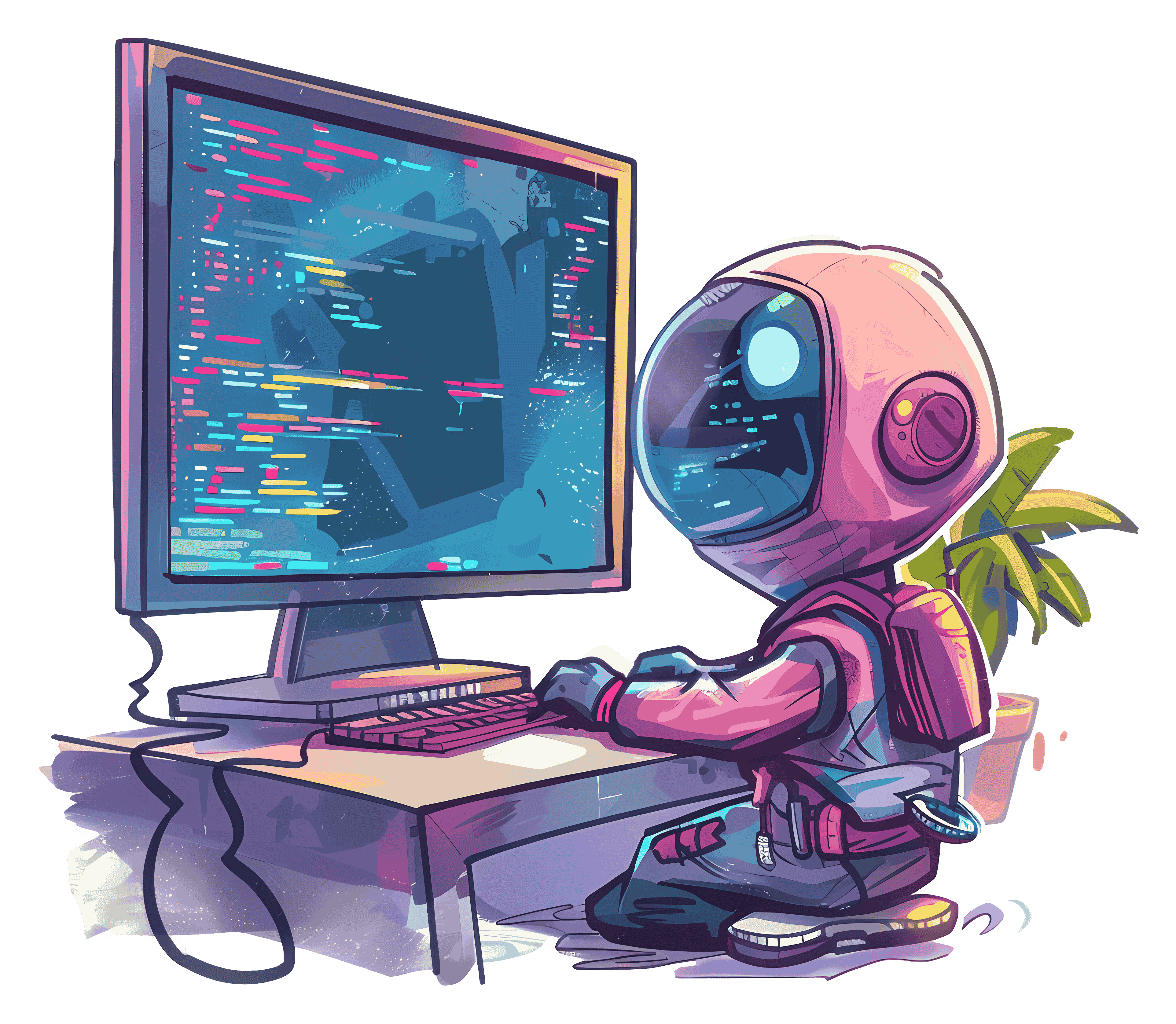 astronaut coder